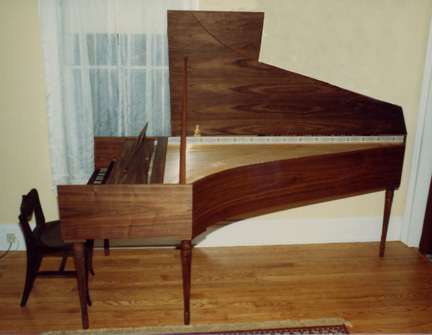 Harpsichord built by Robert Chuckrow